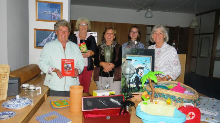 Inge Koch (v.l.), Petra Kruse, Wally Tietje und Hannelore Struve vom Kirchbauverein hoffen auf rege Beteiligung