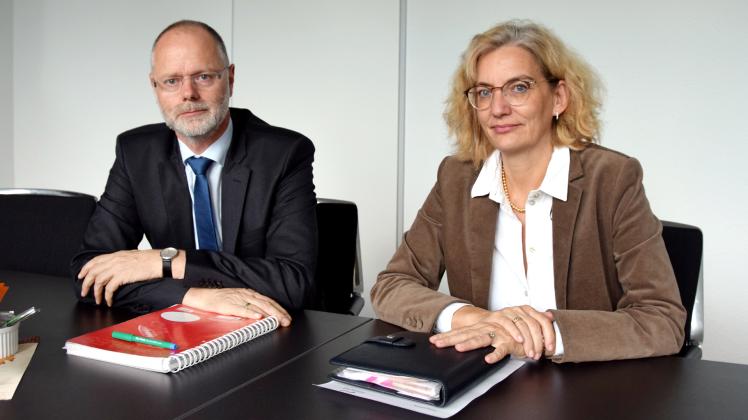Nicht mehr lange ein Team: Dr. Hans-Markus Johannsen und Dr. Anke Lasserre.