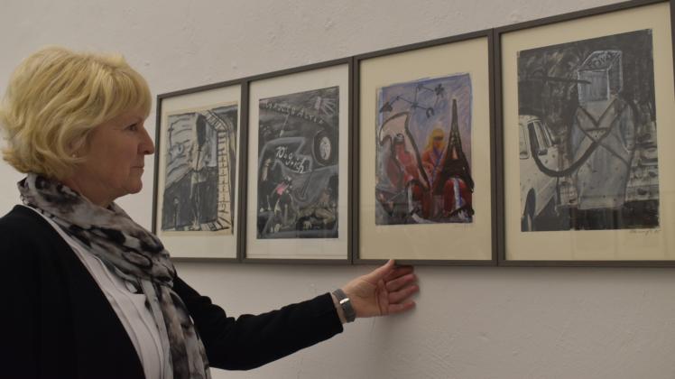 Schon Gäste aus ganz Norddeutschland konnte Karin Tielck vom Kunstverein begrüßen.