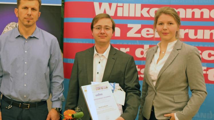 Geehrt mit dem Schweriner Innovationspreis 2019: Daniel Luthardt.