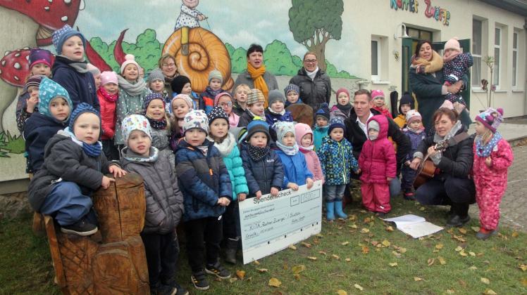 Große Freude bei den Kindern und Erziehern in der Suckower Einrichtung.