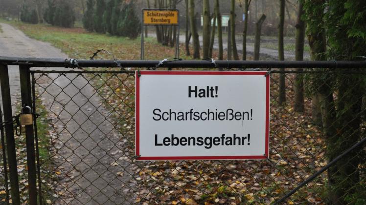 Schießplatz Sternberg: Laut einem Schallschutzgutachten gibt es keine Probleme mit der Lärmbelästigung. 
