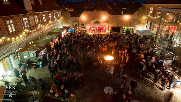 Weihnachtsstimmung auf der Burg