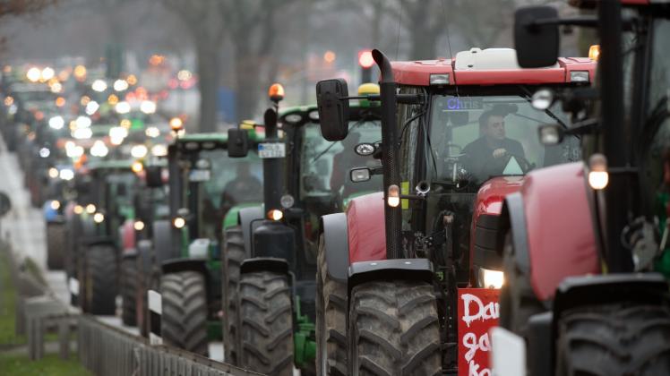Prignitzer Bauern erhalten Unterstützung für ihren Protest in Berlin gegen die Agrarpolitik.