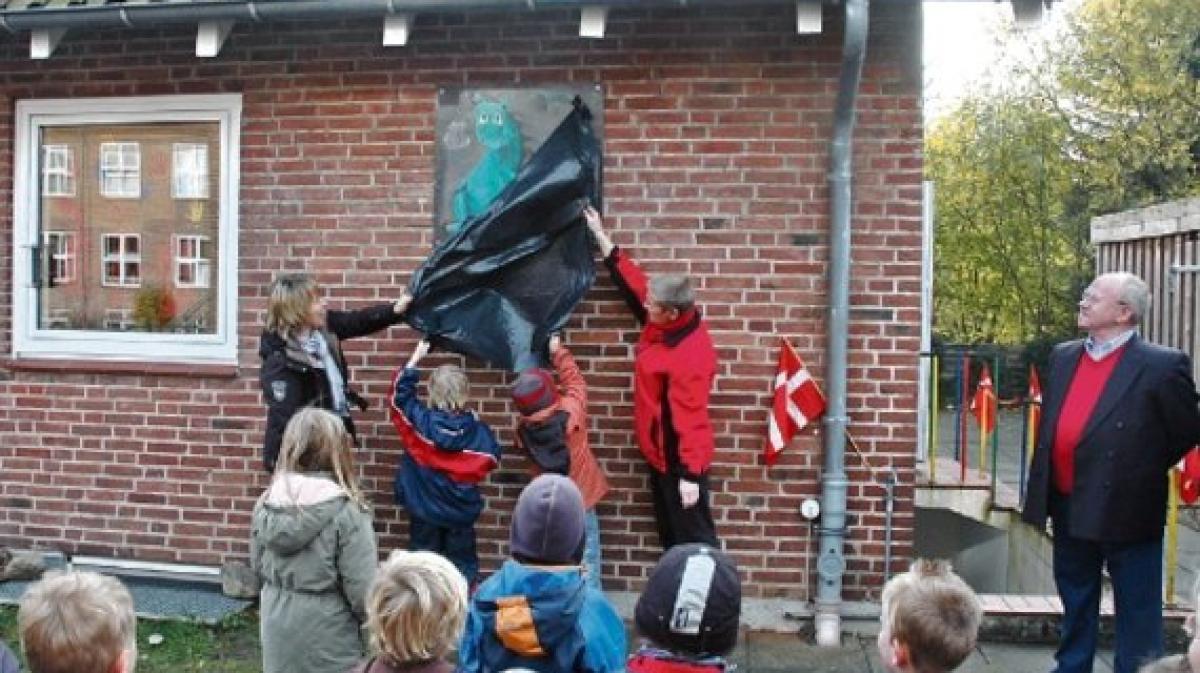 Feierstunde für ein dänisches 