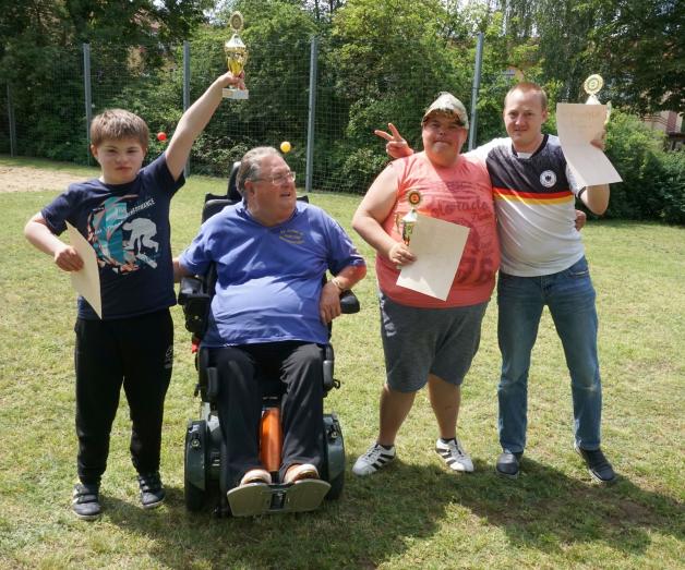 Siegerfreude pur beim 37. Behindertensportfest des SV Einheit Parchim