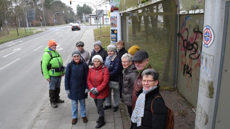 Kleine muntere Runde beim Start ins Wanderjahr. 
