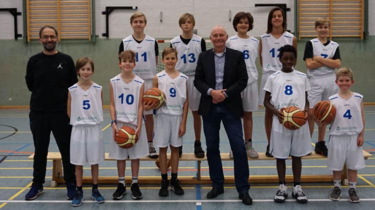 Neuer Sponsor für die U14 Basketballer