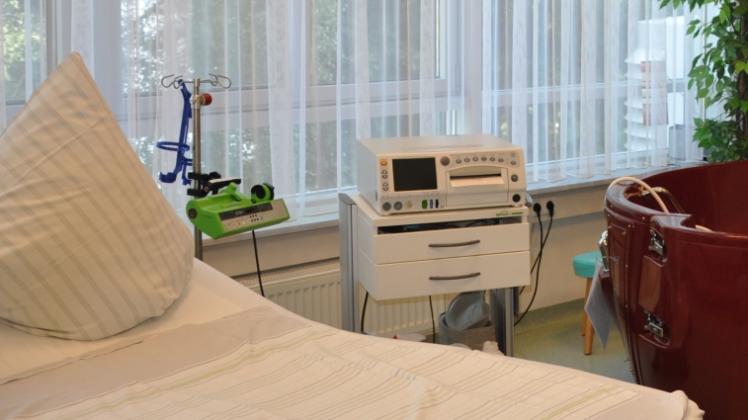 Kreißsaal im Parchimer Asklepios-Krankenhaus. 