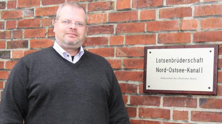 Zweifelt nicht an der Bedeutung des NOK in der Zukunft: Lotsenältermann Matthias Probst, zugleich Vorstandsmitglied der Initiative Kiel Canal.