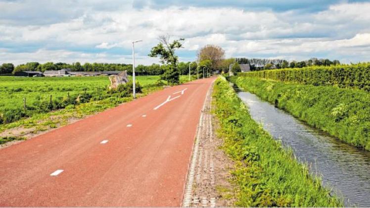 Beispiel Niederlande: Hier verbindet ein Radschnellweg Arnheim und Nijmegen. 