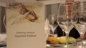 Die Speisekarte des Gourmet Festivals in der Holländischen Stube in Friedrichstadt