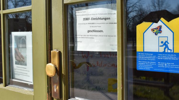 Auch die Einrichtungen des Ludwigsluster Zebef sind seit drei Wochen wegen der Corona-Krise geschlossen