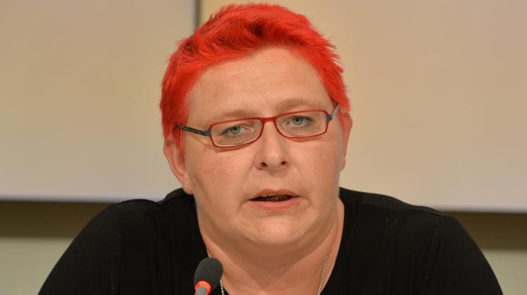 Die Landtagsabgeordnete Andrea Johlige (Linke). 