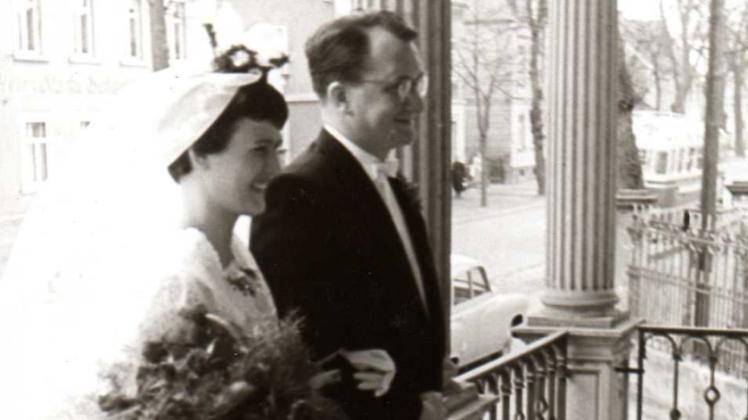 Heirateten in Moritzburg: Brigitte und Rudi Bräuer. 