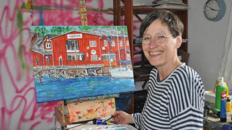 Merle Wittchow lässt sich bei ihrer Kunst von der Region, in der sie lebt, inspirieren.