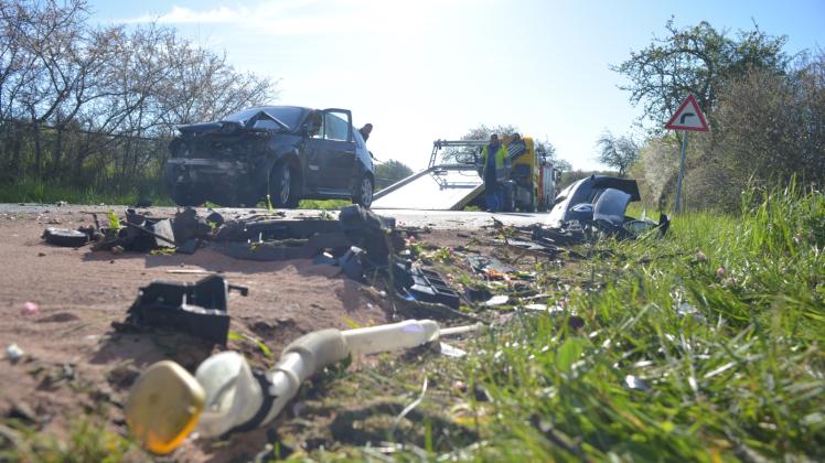 Bei diesem Unfall zwischen Rehna und Köchelstorf wurde ein Autofahrer schwer verletzt.