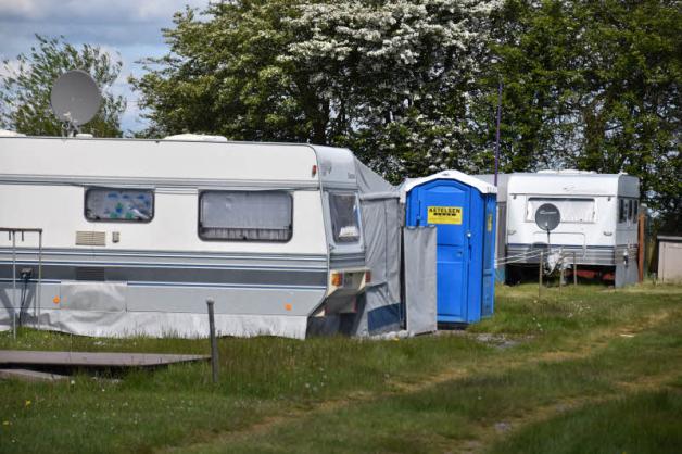 Schranke hoch am Campingplatz Schleimnde