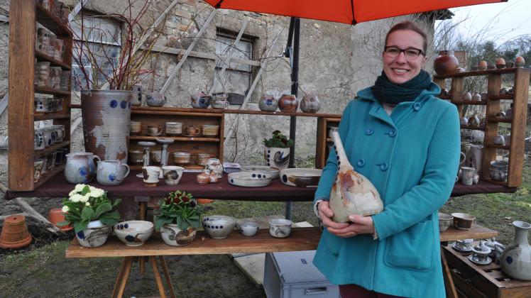 In Ruchow hat Sandra Rothe ihre Werkstatt und zieht von ihr eigentlich auch auf die Märkte.