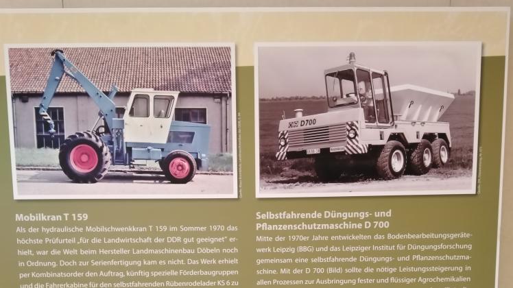 Nur noch heute und morgen zu bestaunen: die Ausstellung zur ostdeutschen Landtechnik.