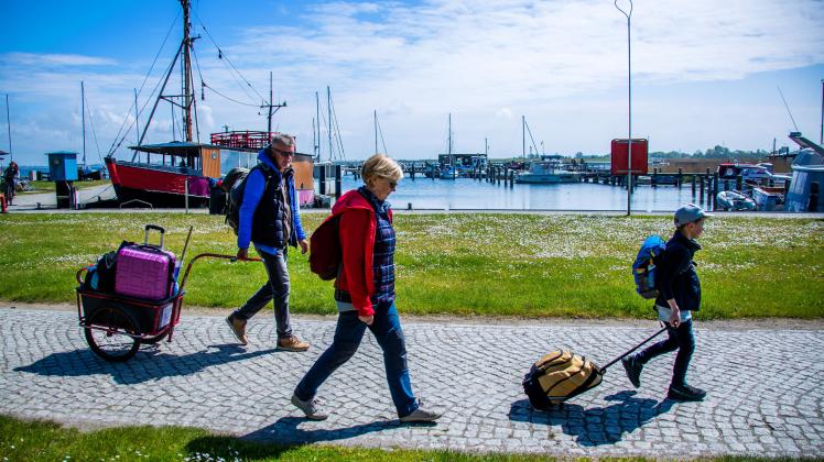 Coronavirus - Erste Touristen zurück auf Hiddensee