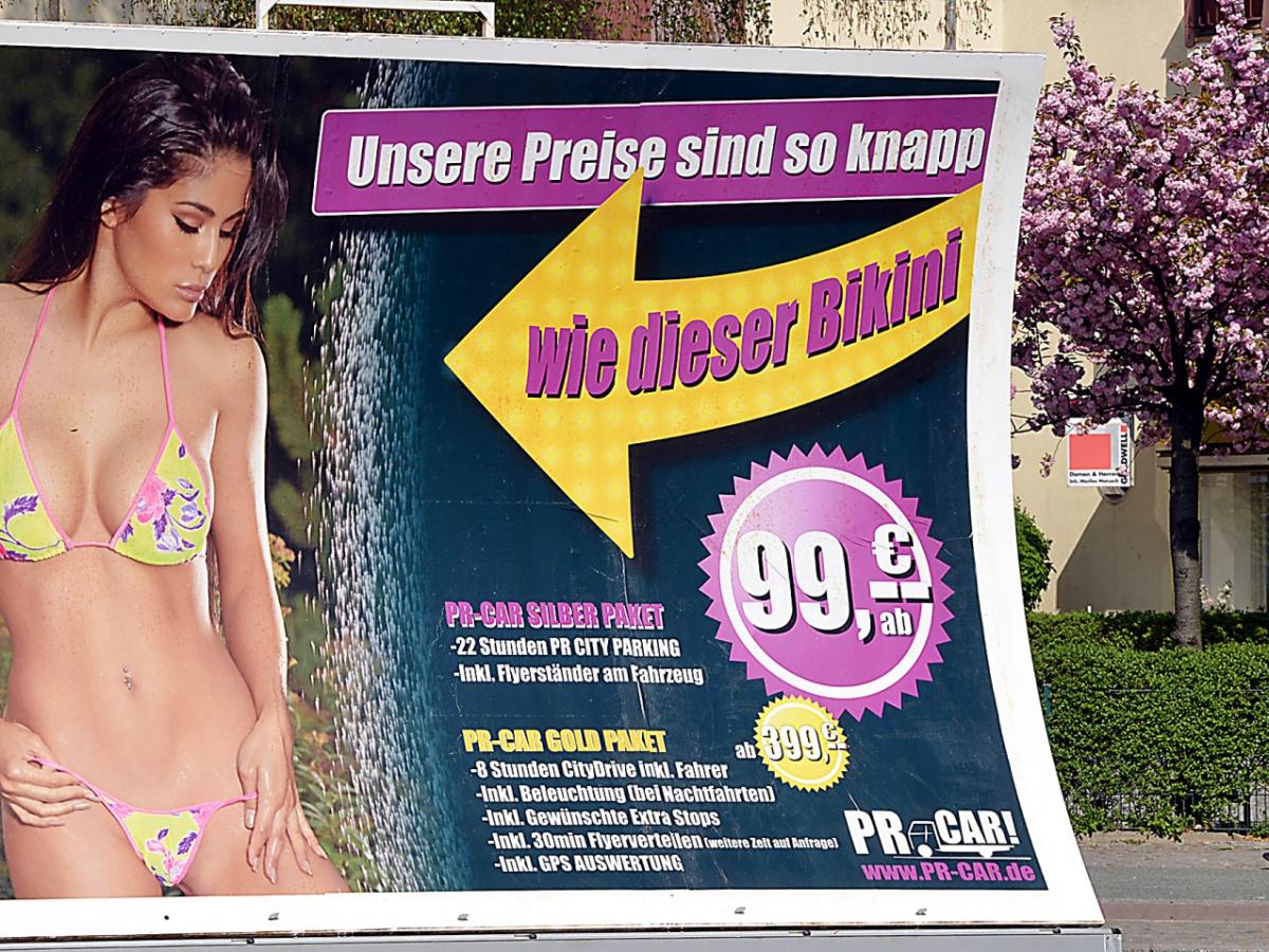 Plus) Diskriminierungsfreie Werbung in Flensburg Sexy ja, sexistisch n SHZ