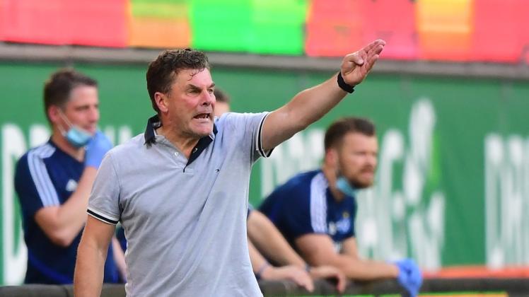 HSV-Trainer Dieter Hecking will noch nicht aufgeben.