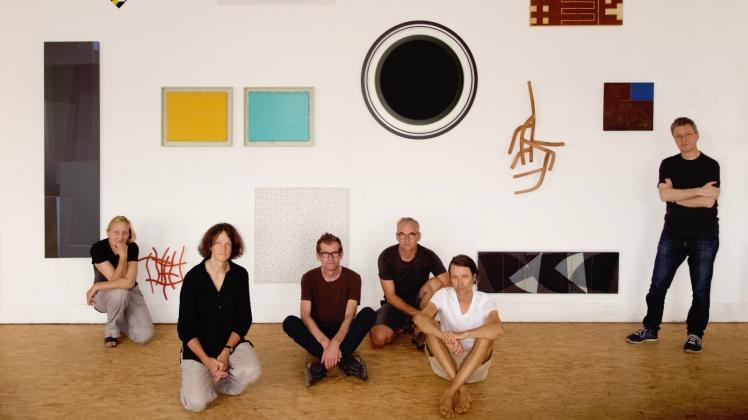 Klare Formen, aber verschiedene Ambitionen: Sechs Künstler aus Leipzig zeigen ihre Werke in Wiligrad. 
