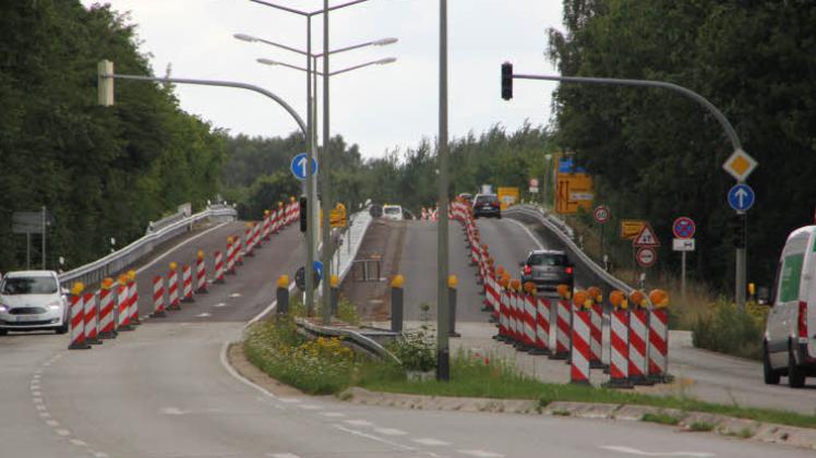 Die beiden rechten Fahrspuren stadtauswärts Richtung Autobahn sind wieder für den Verkehr freigegeben.