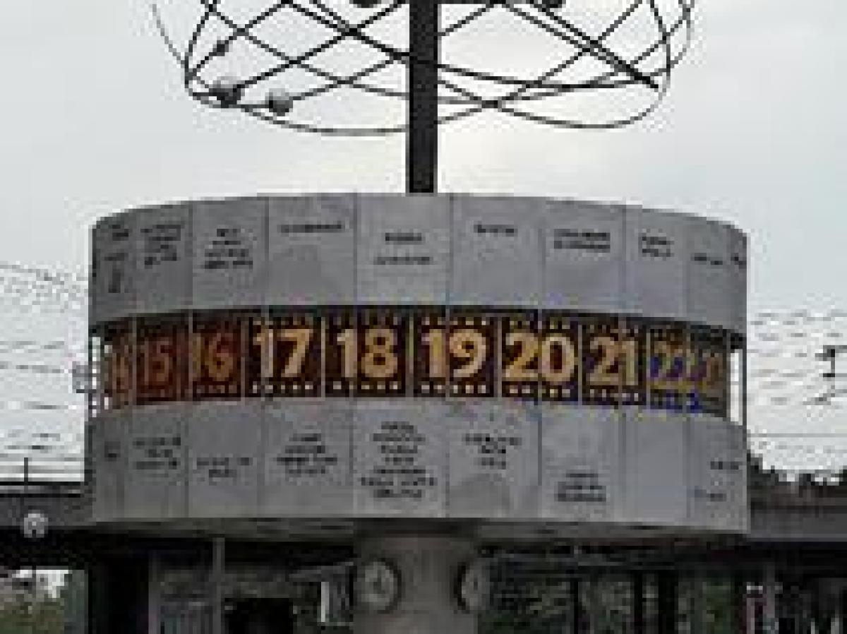 Mit der Uhr um die Erde