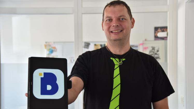 Christian Feddersen ist überzeugt von der neuen App zur digitalen Datenerfassung. 