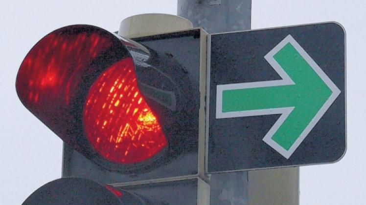 Der grüne Pfeil ist beliebt, wird von vielen Autofahrern aber falsch benutzt. 