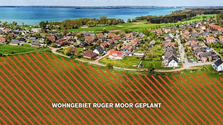 In Retgendorf wird das Wohngebiet Ruger Moor (Wiese im Vordergrund) geplant: Der Baubeginn verzögert sich aber um Monate. 