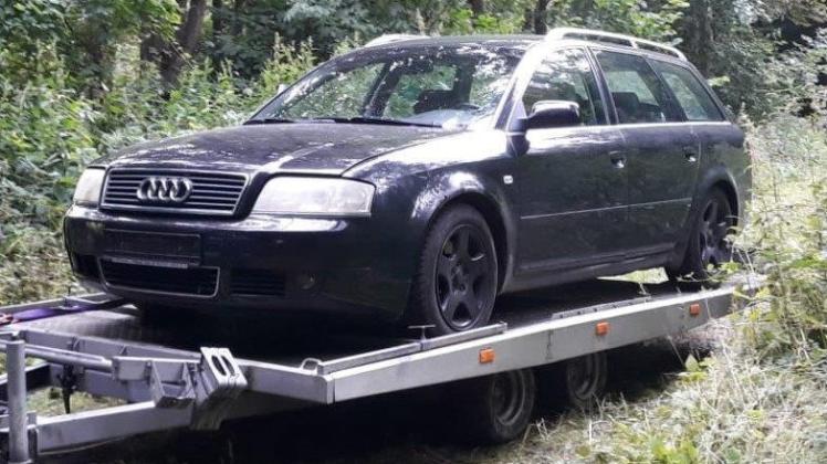 Der sichergestellte Audi A6 Avant