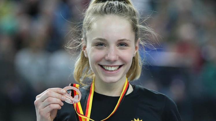 Eine Medaille würde Alina Ammann gerne auch am Sonntag, 9. August, bei der Siegerehrung der 120. Deutschen Meisterschaften in Braunschweig in die Höhe halten. 