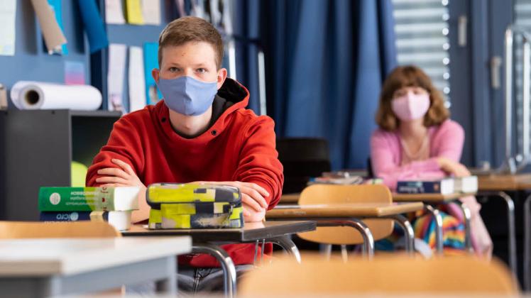 Beim Schulbeginn am kommenden Montag werden wohl die meisten Schüler eine Maske tragen, allerdings freiwillig.