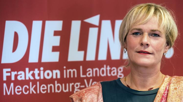Simone Oldenburg, Fraktionsvorsitzende der Linken im Schweriner Landtag.