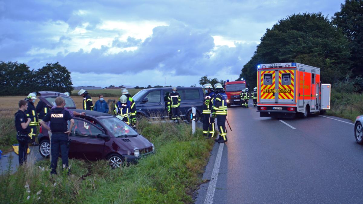 Fahrerin Eingeklemmt: Schwerer Unfall Zwischen Rantrum Und Olders | SHZ