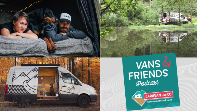 Die Moderatoren Peter Draeger und Dominik Krause haben die unterschiedlichsten Gesprächspartner, vom Campingplatzbetreiber, über einen Reisemobilhersteller bishin zum digitalen Nomade, der Vollzeit in seinem Van lebt.