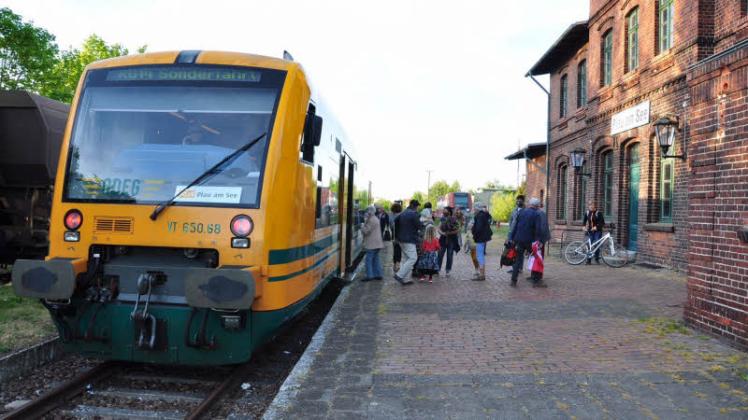 Zwei Züge fallen auf dem Abschnitt  Plate-Schwerin am kommenden Wochenende aus. 