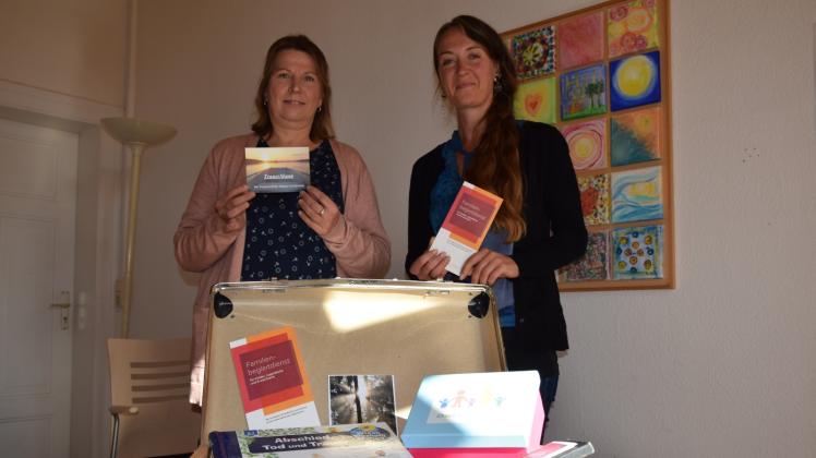 Koordinieren die Geschicke des Hospizvereins Schwerin: Kerstin Markert (l.) und Elisabeth Krüger.