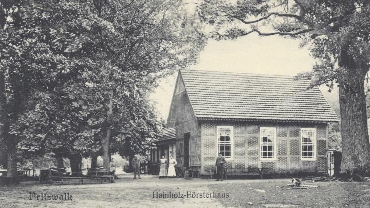 Das Forsthaus Hainholz um 1900 auf einer zeitgenössischen Postkarte. Repro: Museum Pritzwalk 