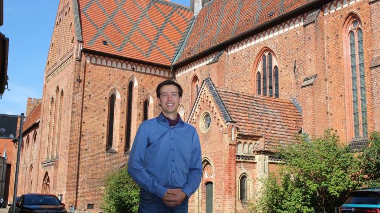 Vikar in der Domgemeinde in Güstrow: Albrecht Wienß übernimmt unter anderem ab Oktober den Religionsunterricht im John-Brinckman-Gymnasium. 