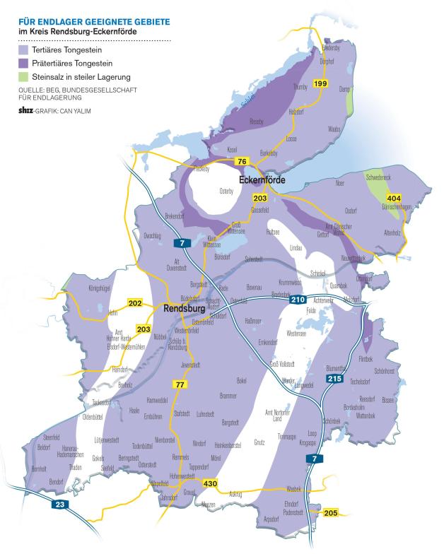 Wo im Kreis RendsburgEckernförde Atommüll gelagert werden könnte