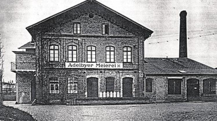 1919: Meierei in der Glücksburger Straße. Foto: sh:z