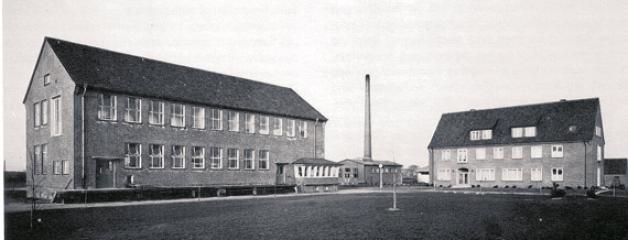 1954: Neubau der Meierei an der Straße Zur Bleiche 43. Foto: sh:z