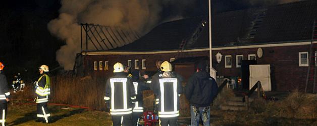 Bei einem Feuer im Schützenheim in List auf Sylt starb ein Mann. Foto: Sylt-Picture