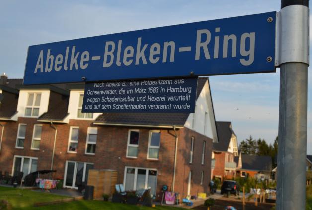 1583 wurde Abelke Bleken in Ochsenwerder als Hexe verbrannt