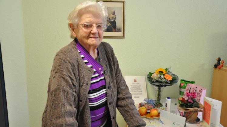 Feierte ihren 101. Geburtstag: Margarete Madaus aus Güstrow 