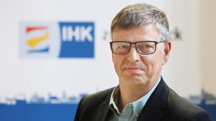 Der Rostocker IHK-Präsident Klaus-Jürgen Strupp.